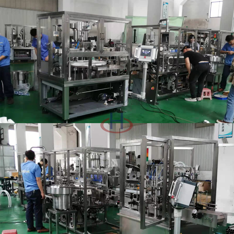 big infusion saline filling line with fill nitrogen function