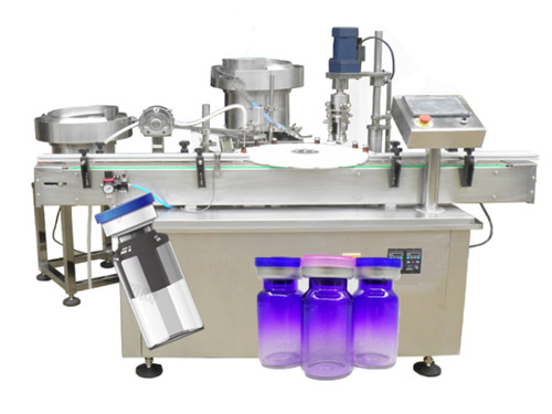 vial filling and closing machine