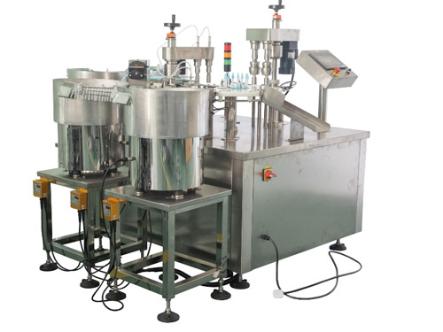 horizontal disposable swab tube kit labeling machine