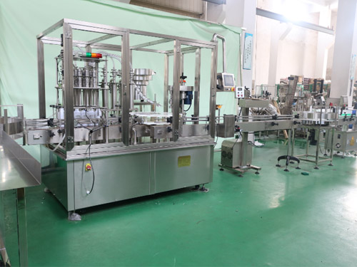 linear type liquid filling line