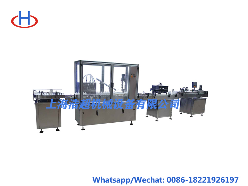 linear type liquid filling line 